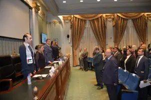 دقيقة حداد في حقوق إنسان النواب على شهداء فلسطين