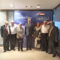 وفد التضامن مع الشعب الفلسطيني يلتقي ممثلي الاتحاد الأوروبي ويطالب بوقف العدوان على غزة