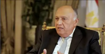 سامح شكري: نطلب التوصل لوقف فوري وشامل لإطلاق النار في غزة دون قيد أو شرط