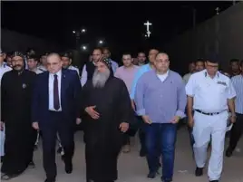 مساعد وزير الداخلية لجنوب الصعيد ومدير أمن الأقصر يتفقدان دير مارجرجس بالرزيقات