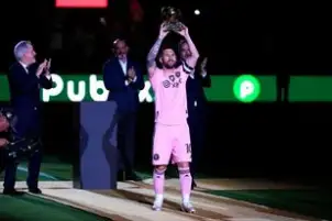 ميسي: أنا سعيد بتواجدي في إنتر ميامي.. وأتمنى التتويج بالألقاب مع الفريق