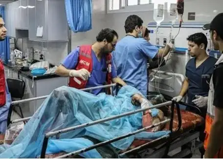 الصحة في غزة: غارة إسرائيلية دمرت قسم أمراض القلب في مجمع الشفاء