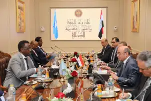 وزير العدل يستقبل نظيره الصومالي والنائب العام لجمهورية الصومال