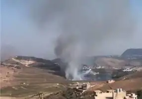الجيش الإسرائيلي يعلن قصف أهداف لحزب الله في لبنان