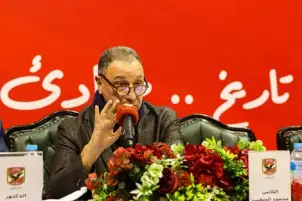 الخطيب يطالب بحل أزمة المستحقات الدولارية في الأهلي