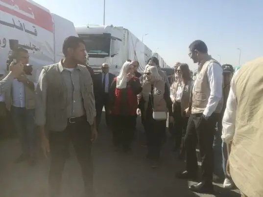 وزيرة التضامن من معبر رفح: نحافظ على أرض مصر الحبيبة.. وغزة ستعود والنصر قادم