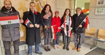 سفير مصر في برلين يشيد بإصرار المصريين بالخارج على التصويت بانتخابات الرئاسة رغم الطقس