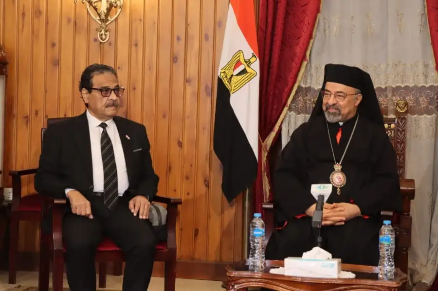 بطريرك الأقباط الكاثوليك يستقبل المرشح الرئاسي فريد زهران ووفد الحملة الرسمية