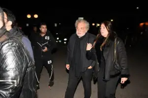 سيد رجب وإيمان العاصي في عزاء ناهد فريد شوقي