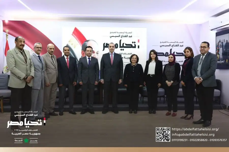 حملة السيسي تستقبل وفدا من المجلس القومي للطفولة والأمومة