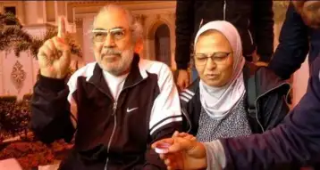 صبري عبد المنعم يدلي بصوته في الانتخابات الرئاسية