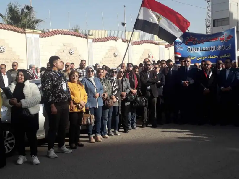 مسيرة حاشدة بالإسماعيلية مع بدء التصويت في اليوم الأخير للانتخابات الرئاسية