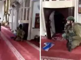 أول تعليق من جيش الاحتلال على غناء جنوده داخل مسجد في جنين: سلوك خطير