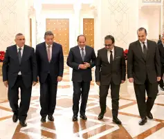 استقبلهم في قصر الاتحادية.. ماذا قال الرئيس السيسي لمنافسيه في الانتخابات؟