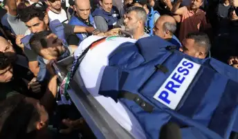البلشي: إعلان مراسلون بلا حدود استشهاد 17 صحفيا فقط في غزة جريمة