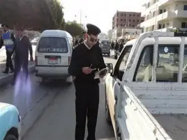 تحرير 428 مخالفة مرورية بكفر الشيخ