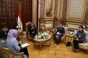 وكيل مجلس الشيوخ تستقبل رئيس لجنة المرأة بالبرلمان الأوزبكي