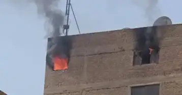 مصرع أب و3 أطفال إثر نشوب حريق في منزلهم بالبدرشين