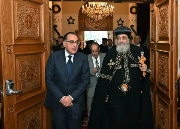 برقية تهنئة من رئيس الوزراء للبابا تواضروس الثاني بعيد الميلاد المجيد