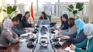 الدكتورة رانيا المشاط وزيرة التعاون الدولي تلتقي السيد حسام هيبة رئيس هيئة الاستثمار  لبحث تعزيز التعاون المشترك