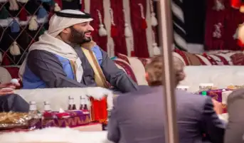 سمو ولي العهد يجتمع مع السيناتور الأمريكي ليندسي غراهام