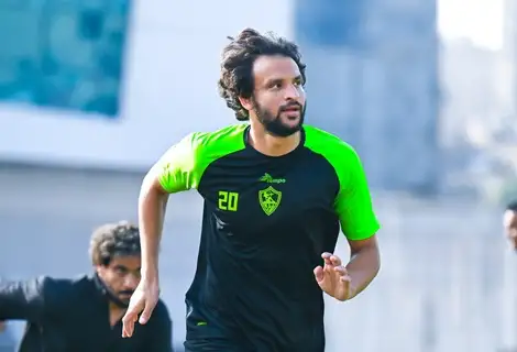 تعليمات خاصة من معتمد جمال لمحمود علاء في مران الزمالك