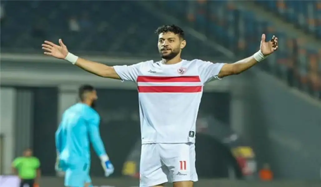 إصابة مصطفى شلبي في تدريبات الزمالك