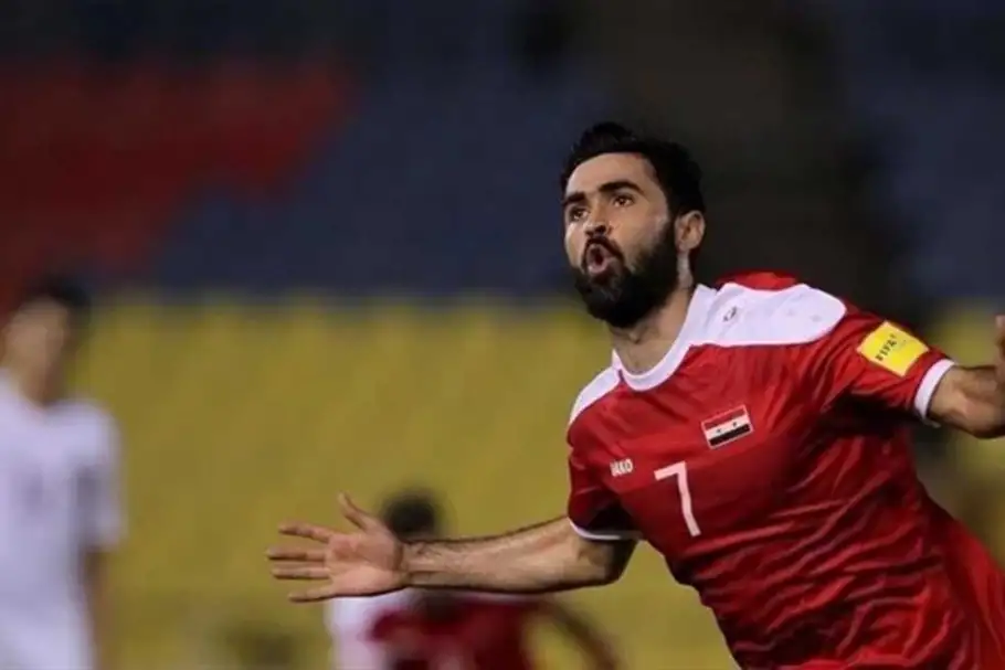 خريبين يقود هجوم سوريا لمواجهة إيران بكأس آسيا