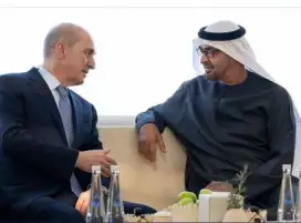 رئيس البرلمان التركي يلتقي نائب رئيس دولة الإمارات