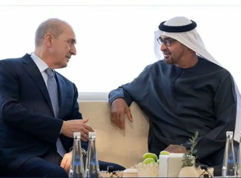رئيس البرلمان التركي يلتقي نائب رئيس دولة الإمارات