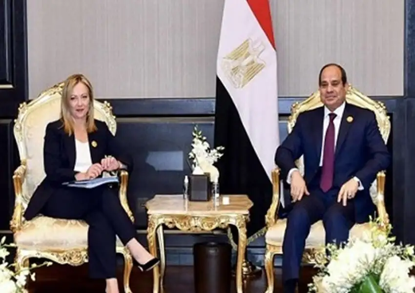 اتصال هاتفي بين السيسي ورئيسة الوزراء الإيطالية لبحث الأوضاع الإقليمية