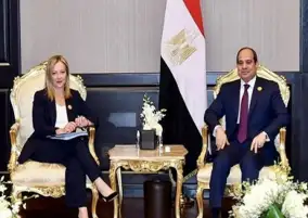 اتصال هاتفي بين السيسي ورئيسة الوزراء الإيطالية لبحث الأوضاع الإقليمية