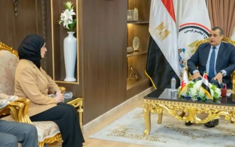 وزير للإنتاج الحربي يستقبل سفيرة مملكة البحرين بمصر لبحث سبل التعاون المشترك
