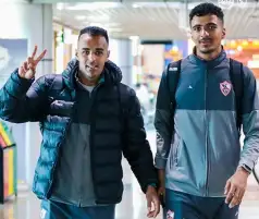 بعثة الزمالك تغادر إلى الجزائر لمواجهة أبو سليم بالكونفدرالية