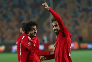 بعد استبعاده.. كهربا في مدرجات الأهلي أمام بلدية المحلة