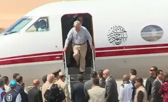 الأمين العام للأمم المتحدة يصل مطار العريش