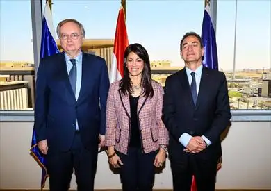 التعاون الدولي والوكالة الفرنسية للتنمية والاتحاد الأوروبي توقع اتفاقا لاستكمال محطة الجبل الأصفر بـ61.5 مليون يورو
