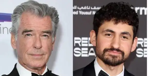 أمير المصري يلعب دور نسيم حميد في فيلم «عملاق - giant» مع بيرس بروسنان