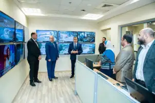 وزير الدولة للإنتاج الحربي يفتتح مركز إدارة الأزمات بمقر العاصمة الإدارية