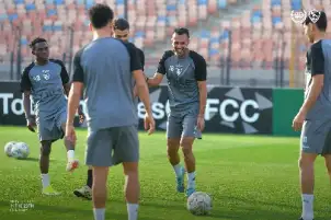 الزمالك يستعد للمواجهة الإفريقية بتدريبات بدنية