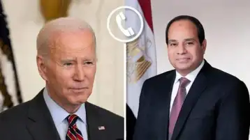 السيسي يتلقى اتصالا من بايدن لبحث المفاوضات الجارية والجهود المصرية للتوصل إلى تهدئة في غزة
