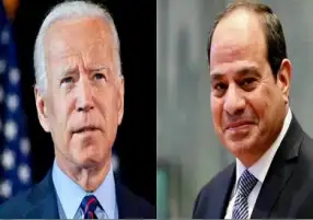 السيسي وبايدن يشددان على خطورة التصعيد العسكري في مدينة رفح الفلسطينية