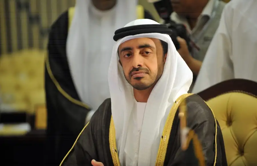 وزير خارجية الإمارات يستقبل زعيم المعارضة الإسرائيلي