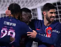 مبابي وديمبلي على رأس قائمة سان جيرمان لمواجهة دورتموند