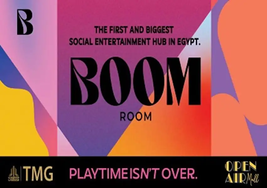 انطلاق أول مركز ترفيهي اجتماعي من نوعه في مصر Boom Room في أوبن آير مول مدينتي