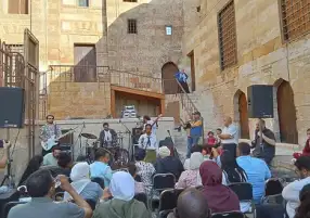 غناء وحرف ولوحات فنية.. يوم مصري سوداني في مقعد السلطان قايتباي