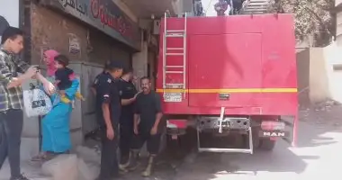 إخماد حريق محل دون إصابات بمدينة أكتوبر