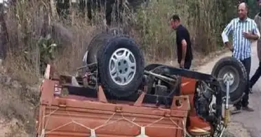إصابة 4 أشخاص في حادث تصادم بمحافظة الدقهلية