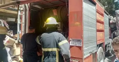إخماد حريق نشب داخل شقة سكنية في العجوزة