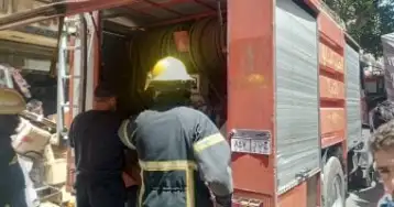 إخماد حريق نشب داخل شقة سكنية في العجوزة